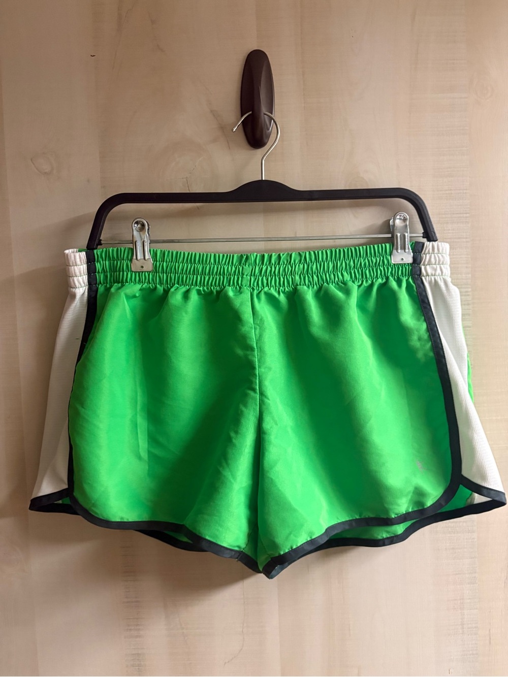 Danskin Bright Green Athletic Shorts Large